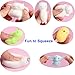 LightAngel 12 Mochi Squishy Toys Filled 12 Surprise Eggs,Jumbo Mochi Bunny Inside,Food Grade Prefilled Surprise Eggs with Mochi Funny Toys,Party Favors,Prize for Box,Soft Stress Relief