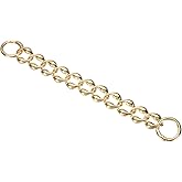 uxcell Purse Strap Extender 8.7-Inch, Bag Extender Chain Light Gold, Metal Bag Replacement Handbag Chain with Spring Buckle for Purse Handbags Shoulder Bag Decoration, 0.8 Width