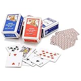Odoria 1:12 Miniature Games Poker Playing Cards 2 Sets in 1 Pack Dollhouse Decoration Accessories