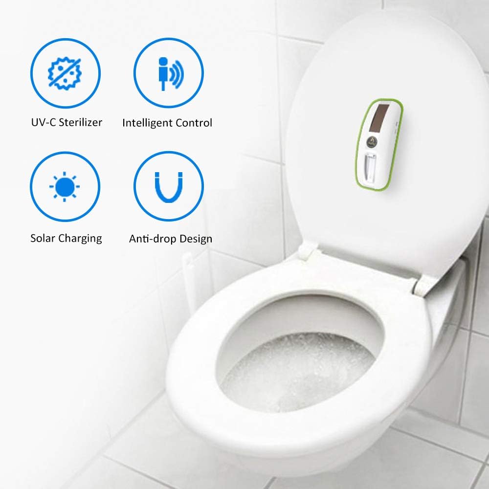 Balhvit Toilet Sanitizer UV Light Sterilizer, Waterproof & Moisture Proof Toilet Disinfector