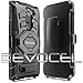 Evocel New Generation Series Phone Case Compatible with LG K7, LG Tribute 5, LG Escape 3, LG K8 with Belt Clip Holster and Kickstand, Black