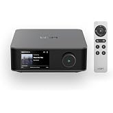 WiiM Amp Ultra Stereo Streaming Amplifier, HDMI ARC &amp; RoomFit, Space Gray | Upgrade Passive Speakers with 100W/ch at 8&Omega;, Hi-Res Sound, Touchscreen Control, RoomFit Correction, and Multi-room Audio