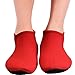 Seavenger Zephyr 3mm Neoprene Socks | Wetsuit Booties for Scuba Diving, Snorkeling, Swimming (Red, Medium)