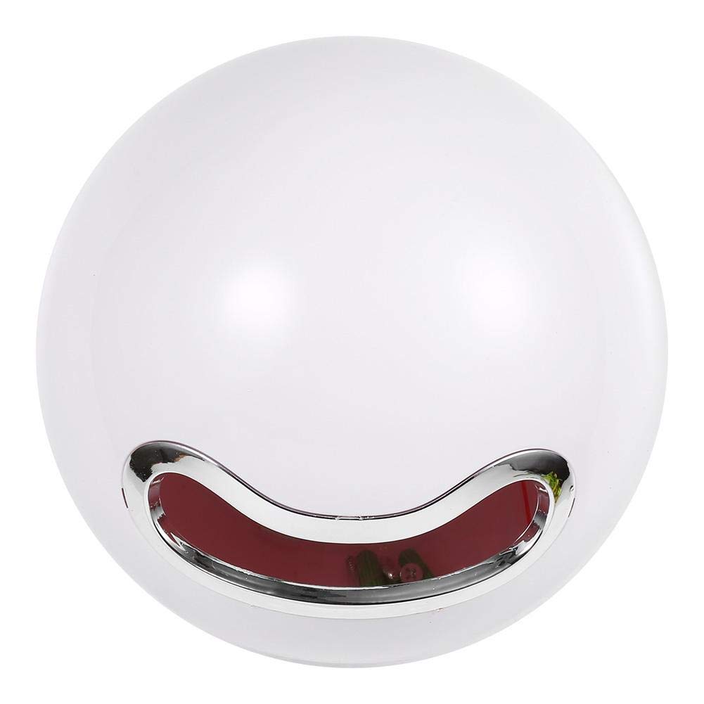 zhoul Ball Shaped ABS Bathroom Wall Mounted Toilet Paper Roll Holder Tissue Rack Home Hotel Apartment Accessory Tool(white)