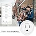 Gosund Mini Smart Plug with Timer Work with Alexa Google Home IFTTT,no Hub Required,ETL and FCC listed Wifi enabled Remote Control Smart Outlet,Only Supports 2.4GHz Network (2 Pack)