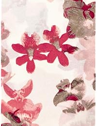 Bonito vestido casual de manga corta con cuello en V para mujer con estampado floral y lunares.