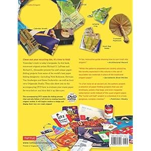 Trash Origami: 25 Exciting Paper Models You Can Make with Recycled Trash: Origami Book with 25 Fun Projects and Instructional DVD