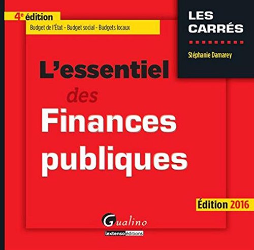 L' essentiel des finances publiques