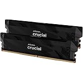 Crucial Pro DDR5 RAM 32GB Kit (2x16GB), 6400MHz CL32, Overclocking Desktop Gaming Memory, Intel XMP 3.0 & AMD Expo Compatible