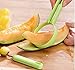 Drhob Kitchen Fruits Cutter Peeler Spoon Melon Baller Fancy Dig Pulp Home Tools lemontree502（Multicolor random）