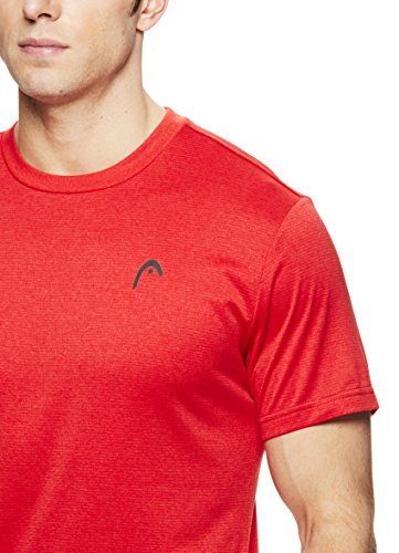 image for HEAD Men's Crewneck Gym Training & Workout T-Shirt - Short Sleeve Acti