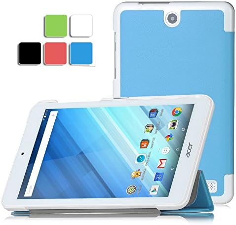 Acer Iconia One 8 B1-850 case, KuGi ® Acer Iconia One 8 B1-850 - High quality ultra-thin Smart Cover Case Only fit for Acer Iconia One 8 B1-850 tablet (Blue)