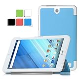 Acer Iconia One 8 B1-850 case, KuGi ® Acer Iconia One 8 B1-850 - High quality ultra-thin Smart Cover Case Only fit for Acer Iconia One 8 B1-850 tablet (Blue)