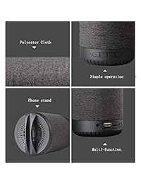 Altavoz Bluetooth inalámbrico con sonido estéreo de alta potencia, graves enriquecidos, tiempo de reproducción de 24 horas, alcance Bluetooth de 66 pies, micrófono integrado. Altavoz inalámbrico portátil perfecto para iPhone, Samsung y más [actualización