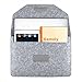 MacBook 12 Inch Sleeve Swees Apple New MacBook Wool Felt Carrying Laptop Sleeve with Small Charger Bag for 12
