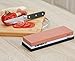 GWHOLE 240/800 Grit Two-Sided Knife Sharpening Stone Whetstone with Base