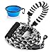 Toozey 6 FT Dog Leash with 2 Padded Handle, Reflective Nylon Rope Leashes for Medium Large Dogs, Adjustable Traffic Handle, Bonus Collapsible Dog Bowl, E-Book