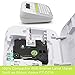 Markurlife Compatible Label Tape Replacement for Brother PTouch Label Maker Tape TZe-221 Black on White Laminated, 9mm 0.35 Inch, Compatible with PTouch Label Maker PT-D200 PT-D210 PTD600, 2-Pack