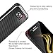 BENTOBEN Galaxy S7 Case, 2 in 1 Slim Hybrid Heavy Duty Hard PC and TPU Laminated with Carbon Fiber Texture Chrome Anti-Scratch Shockproof Protective Case for Samsung Galaxy S7 (G930), Black