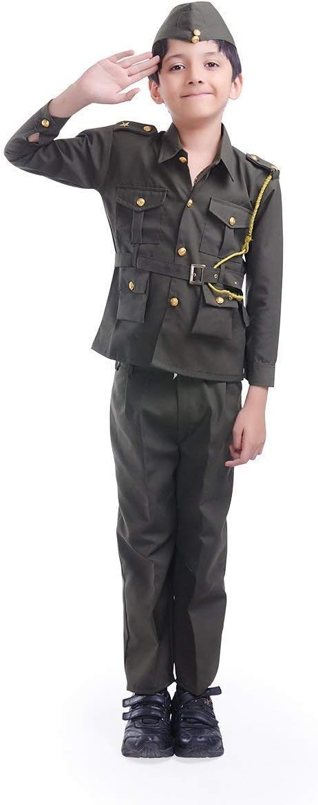 Jizo  Netaji Subhash Chandra Bose Dress for Boys Free Spectacles