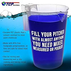 TCP Global 2 Liter (2000ml) Plastic Graduated