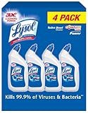Lysol Power Toilet Bowl Cleaner Value Pack, 128 Ounce