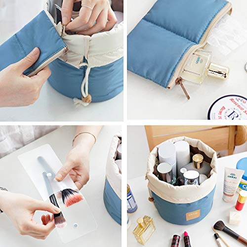 Multifunctional Lightweight Toiletry Bags Travel Cosmetic Bags For Women Waterproof Make Up Organizer with Sturdy Hook Portable Compact Bathroom Pouch (Large, Beige Cactus-Cylinder) 5 Multifunctional Lightweight Toiletry Bags Travel Cosmetic Bags For Women Waterproof Make Up Organizer with Sturdy Hook Portable Compact Bathroom Pouch (Large, Beige Cactus-Cylinder)