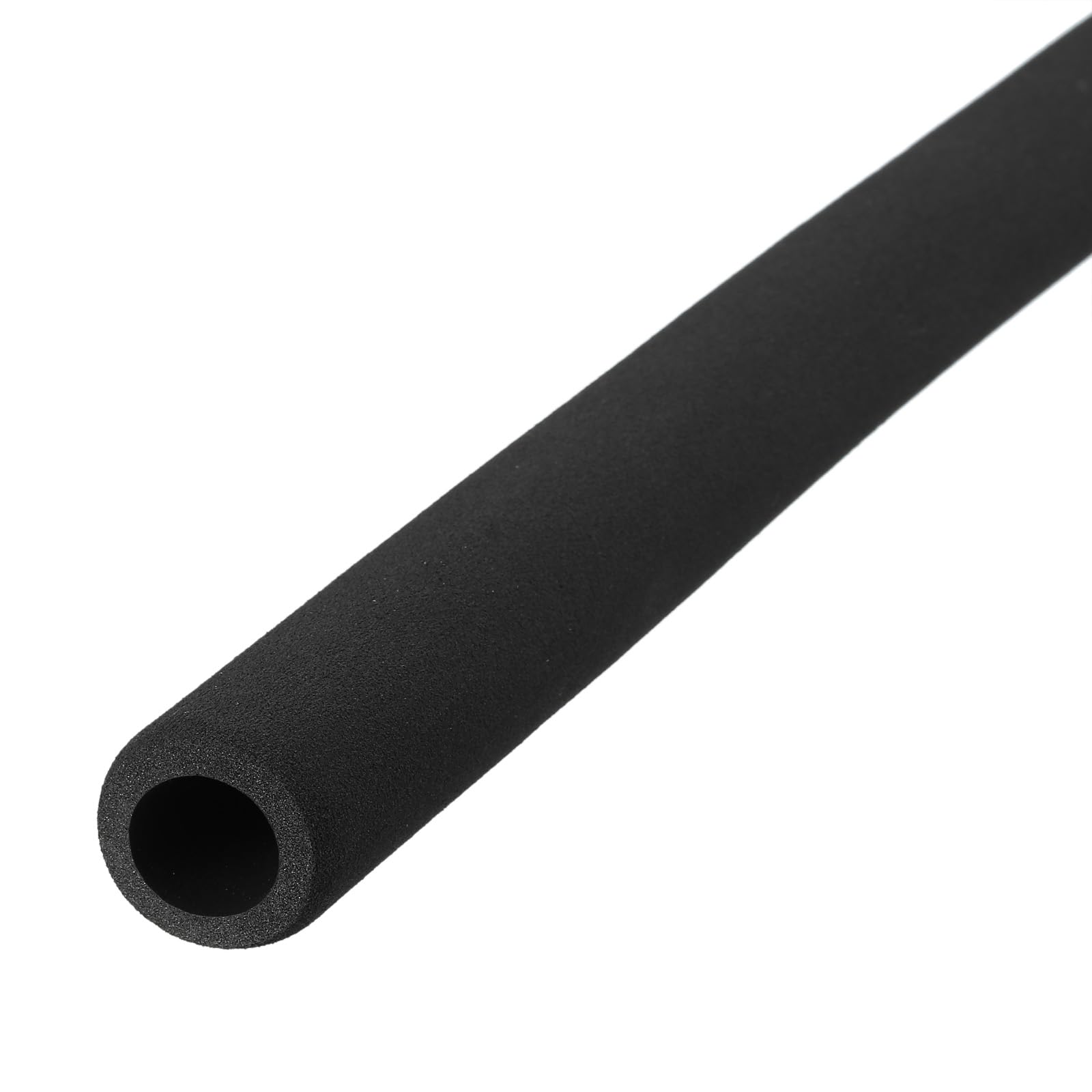 DMiotech 2 Pack 18mm Dia x 5mm Thick 8 inch Black Foam Grip Wrap Closed Cell Foam Tubing Non-Slip for Utensil Tools Handle Pipe Insulation