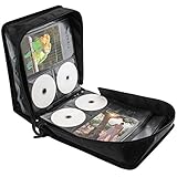 LINKYO Heavy Duty DVD Wallet Binder - 256 Disc with 128 Title Liner Note Capacity (Blue)