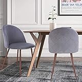 HOMECHO Dining Chairs Set of 2, Velvet Upholstered