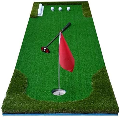 ZHJBD Real Golf Experience Golf Putting Mat 50 300cm | Golf Chipping Mat for Indoor Outdoor Professional Golf Puttingmatte Training Aid Equipment with Putter Golf Gifts for Men/Product Code: CC-29