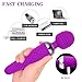 Electric Wand Massager, Women Cordless Waterproof Handheld Personal Massger with 12 Powerful Pattern, MELO Rechargeable Lightweight Therapeutic Body Magic Massager for Muscle Aches and Sports Recovery