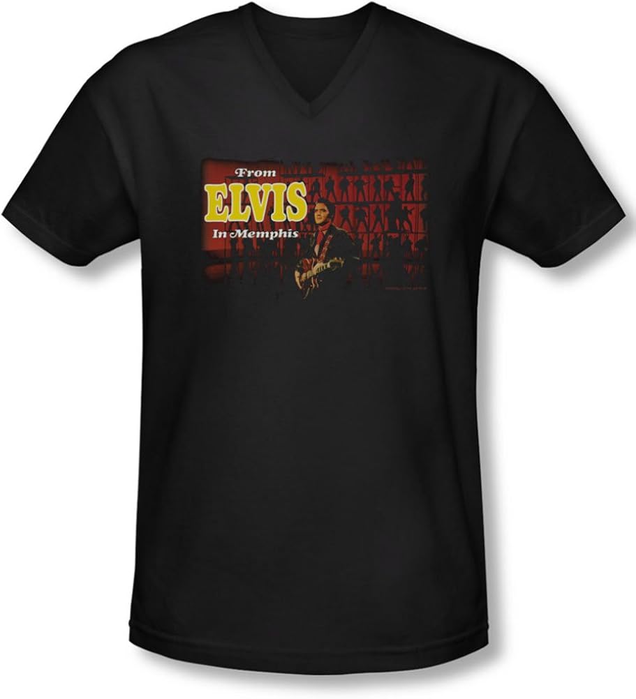 Elvis Mens From Elvis In Memphis VNeck TShirt Amazon.co.uk Clothing