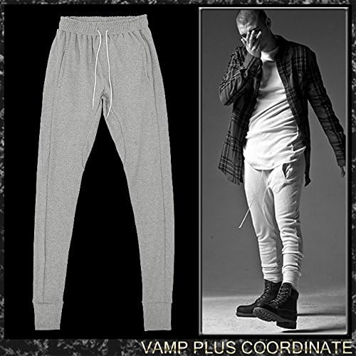 Amazon Co Jp バンプ Vamp 灰無地スウェットレギンスサルエルロングパンツ Freesize 品番 Kapa3624 18 服 ファッション小物