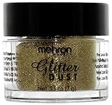 Mehron Makeup Glitter Dust Face & Body Paint, GOLD- .25oz