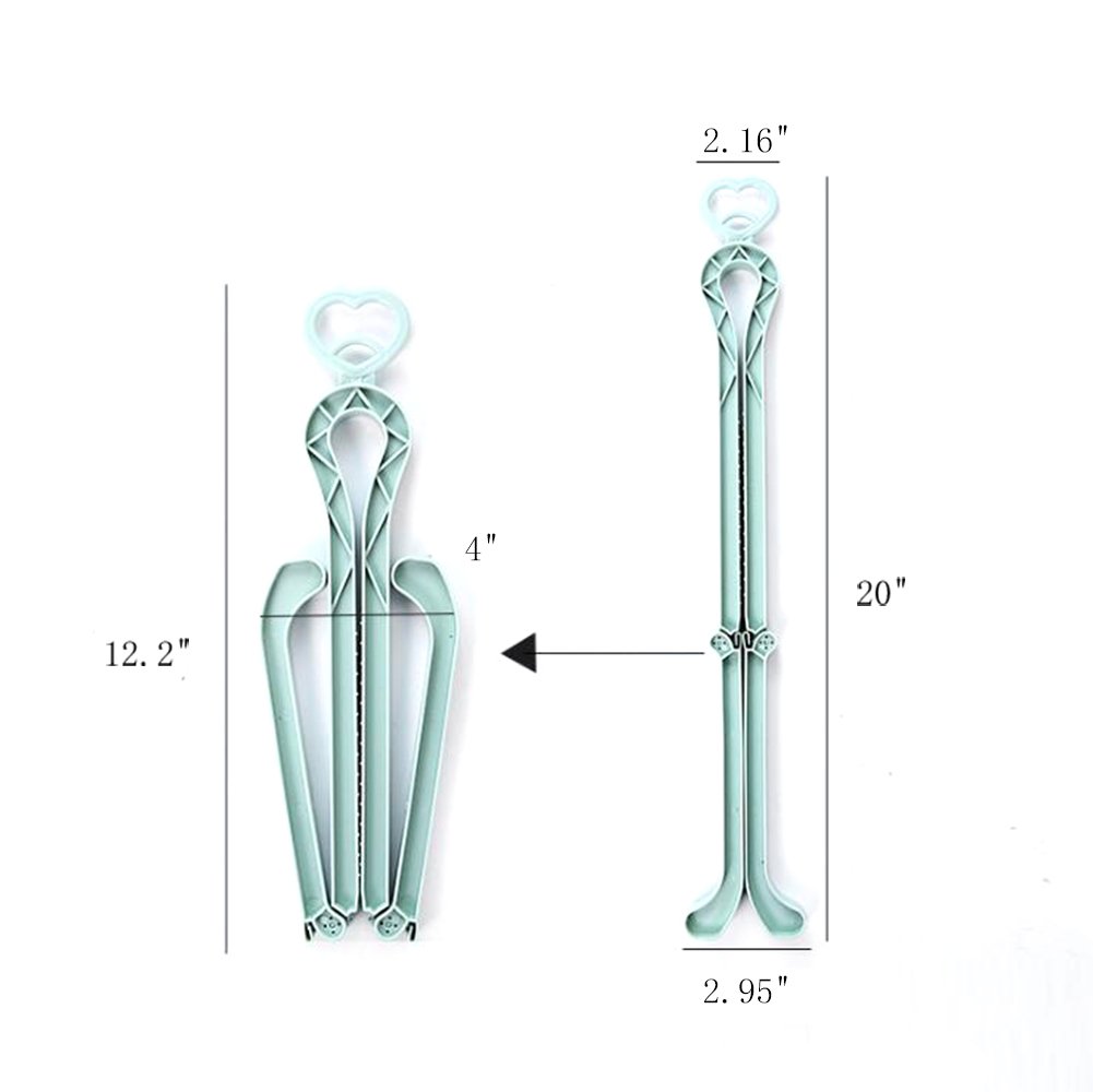 MCpinky 6 PCS Adjustable Plastic Long Boots Shaper Stretcher Shoes Supporter Stand Holder Hanger High Shoes Clip （Random Colors）