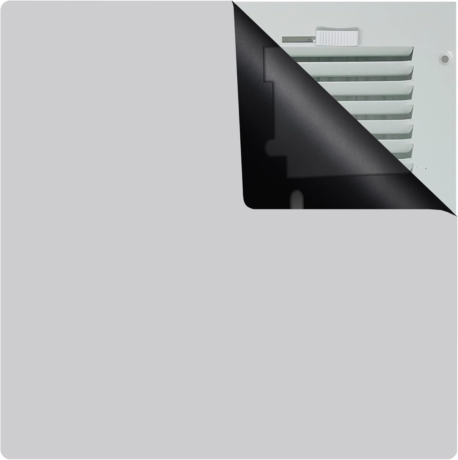 Registers, Grilles & Vents - SEAL360 Square Magnetic Vent Cover (1 Piece), Pockets for Complete Seal, 12