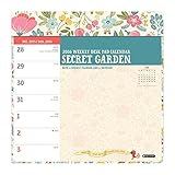 Orange Circle Studio 2016 Weekly Desk Calendar Pad, Secret Garden by