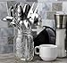 Darware Complete Serving Set (6-Piece, Silver); w/Pasta Server, Fork, Slotted Spoon, Ladle, & Cake/Casserole Server