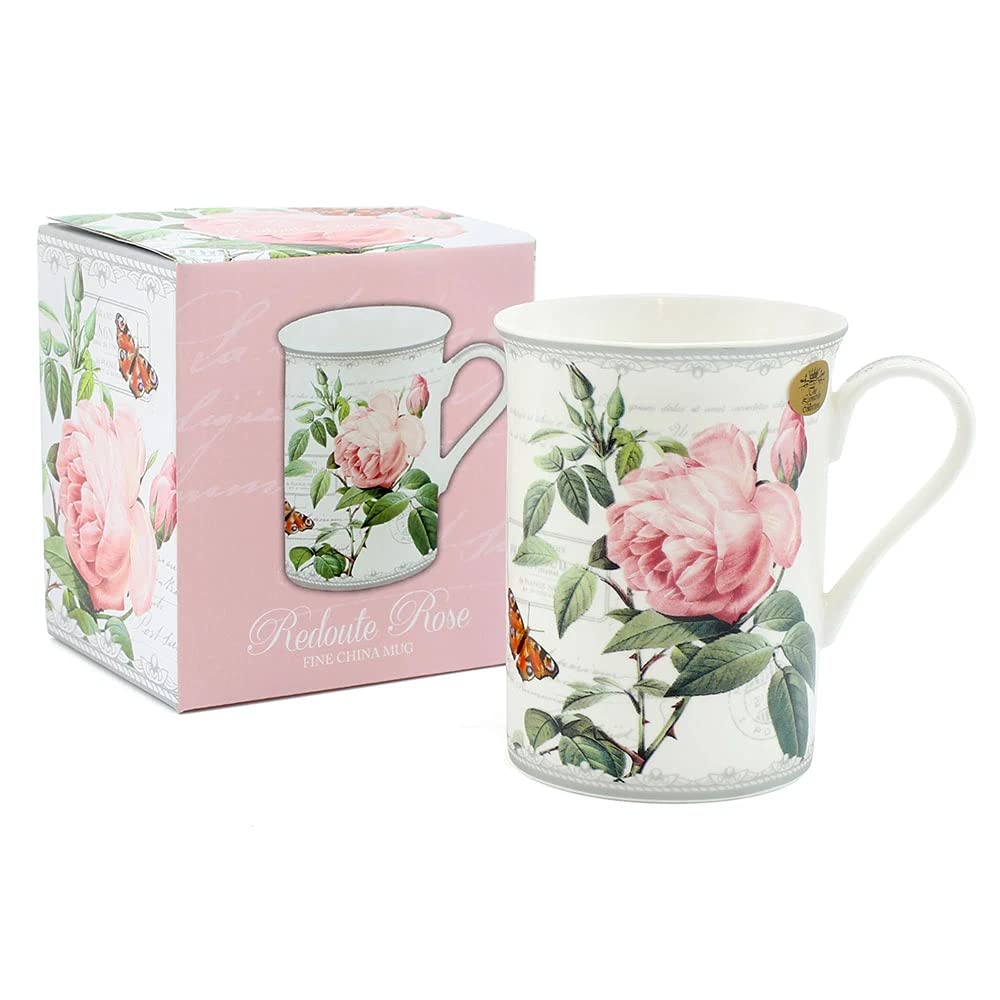 Leonardo Collection Fine China Mug - Redoute Rose Design