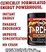 Fire Science Nutrition: Torched Pre-Workout Enhanced Focus, Instant Energy with NO CRASH - Made in the USA - 30 servings - Blue Raz 8.36oz