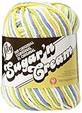 Lily Sugar 'N Cream Yarn, 2 Ounce, Cool Breeze Ombre, Single Ball