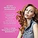 Lee Stafford Coco LoCo Bubble Curling Wand/Beach Hair Curling Iron - Coconut Oil Infused Ceramic Ball Hair Curler with Big Barrel for Professional Spiral Curls - 1 Inch Wide - Light Pink Waver