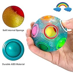 Vdealen Magic Rainbow Puzzle Ball, Speed Cube Ball