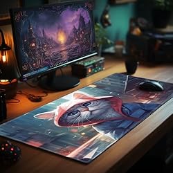 EDGFRTOIO Playmat 24" x 14" Game Mats Tabletop