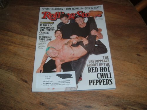Rolling Stone September 1, 2011 The Red Hot Chili Peppers