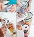 Wellehomi Side Smooth Edge Safety Cut Held Manual Can Opener, for Seniors, Arthritis, Suitable for Left Handed