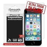 iPhone SE, 5, 5c, 5s Ultra Clear and Premium Tempered Glass Screen Protector, Protects Your iPhone From Drops And Scratches - Ultra Tough with Max Sensitivity