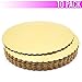 Chefible Premium Gold Cake Circles, Corrugated, Cake Board, 12 Inch Diameter, Pack of 10