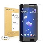 HTC U11 Tempered Glass Screen Protector [2-Pack] Antsplust 9H Hardness HD Anti-Scratch Screen Protector[Ultra-Clear][Bubble Free][Anti-Fingerprint] for HTC U11/U 11